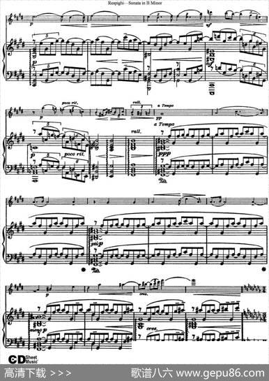 ViolinSonatainBMinor（小提琴+钢琴伴奏）