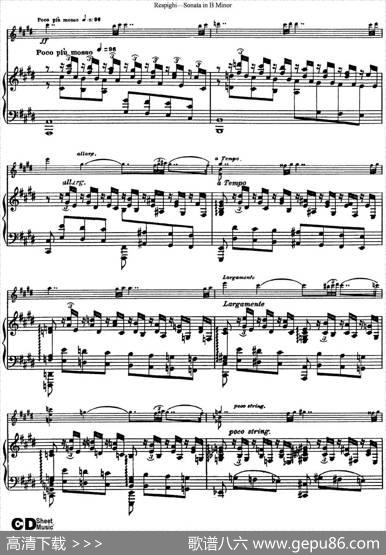 ViolinSonatainBMinor（小提琴+钢琴伴奏）
