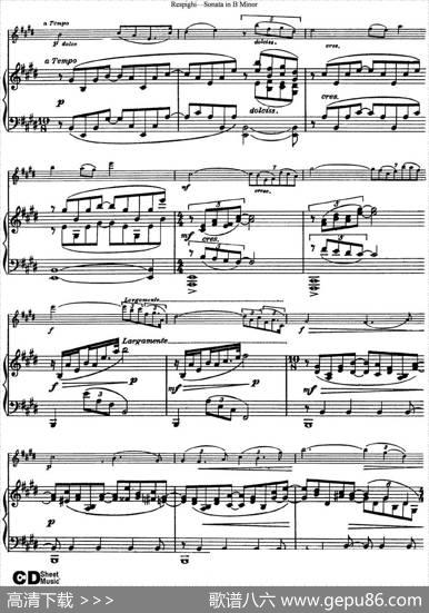 ViolinSonatainBMinor（小提琴+钢琴伴奏）