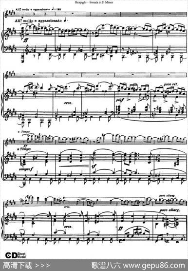 ViolinSonatainBMinor（小提琴+钢琴伴奏）