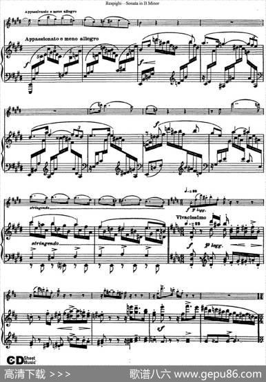 ViolinSonatainBMinor（小提琴+钢琴伴奏）