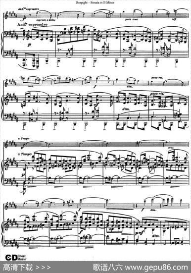ViolinSonatainBMinor（小提琴+钢琴伴奏）