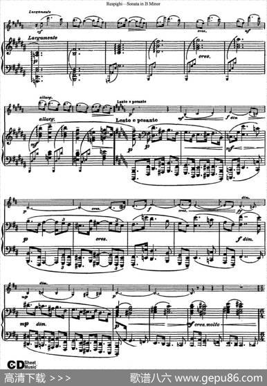 ViolinSonatainBMinor（小提琴+钢琴伴奏）