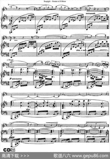 ViolinSonatainBMinor（小提琴+钢琴伴奏）