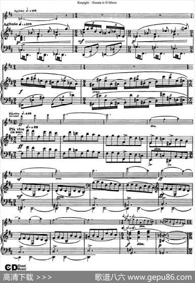ViolinSonatainBMinor（小提琴+钢琴伴奏）