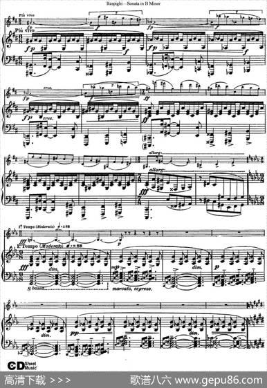 ViolinSonatainBMinor（小提琴+钢琴伴奏）