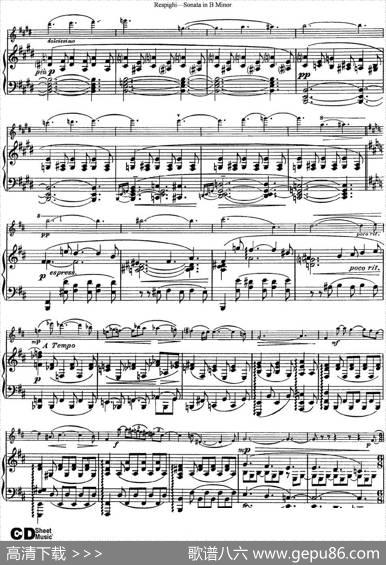 ViolinSonatainBMinor（小提琴+钢琴伴奏）