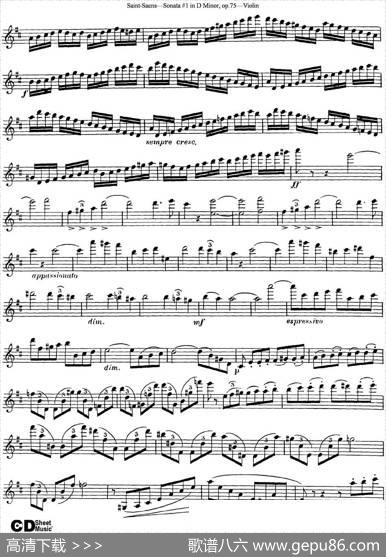 ViolinSonataNo.1inDMinorOp.75