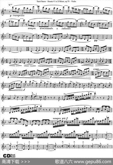 ViolinSonataNo.1inDMinorOp.75