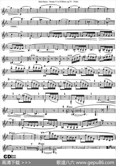 ViolinSonataNo.1inDMinorOp.75
