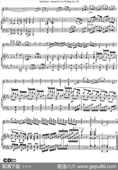 ViolinSonataNo.2inEbMajorOp.102（小提琴+钢琴伴奏）
