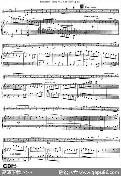 ViolinSonataNo.2inEbMajorOp.102（小提琴+钢琴伴奏）
