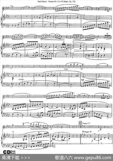 ViolinSonataNo.2inEbMajorOp.102（小提琴+钢琴伴奏）