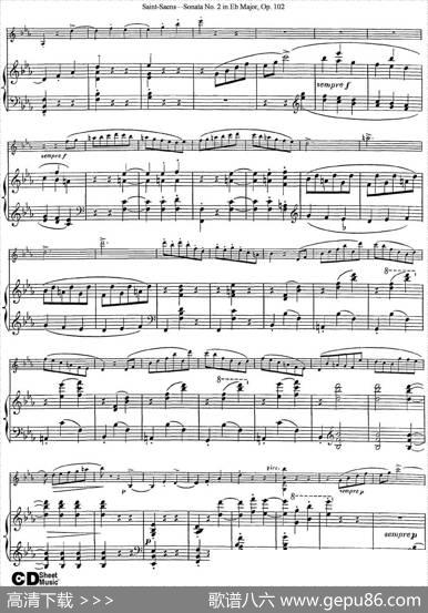 ViolinSonataNo.2inEbMajorOp.102（小提琴+钢琴伴奏）