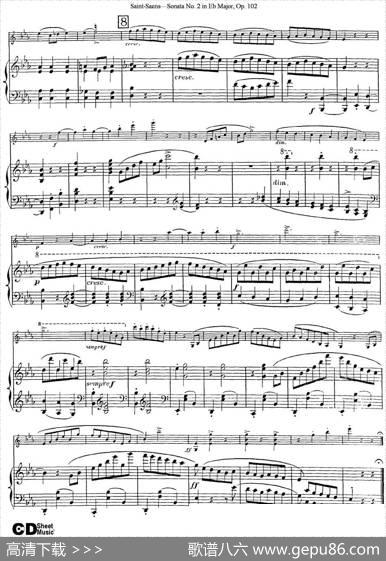ViolinSonataNo.2inEbMajorOp.102（小提琴+钢琴伴奏）