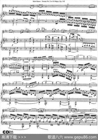 ViolinSonataNo.2inEbMajorOp.102（小提琴+钢琴伴奏）