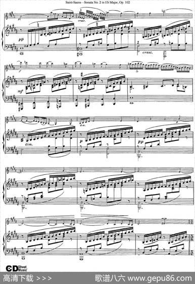 ViolinSonataNo.2inEbMajorOp.102（小提琴+钢琴伴奏）