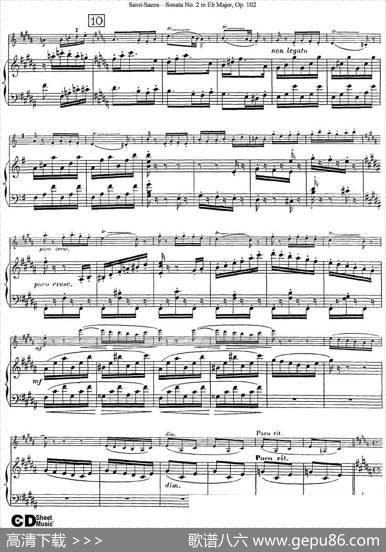 ViolinSonataNo.2inEbMajorOp.102（小提琴+钢琴伴奏）
