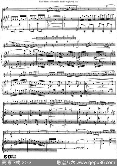 ViolinSonataNo.2inEbMajorOp.102（小提琴+钢琴伴奏）