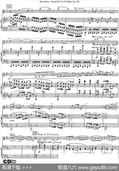 ViolinSonataNo.2inEbMajorOp.102（小提琴+钢琴伴奏）