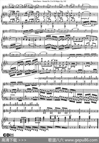 ViolinSonataNo.2inEbMajorOp.102（小提琴+钢琴伴奏）