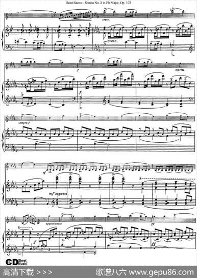 ViolinSonataNo.2inEbMajorOp.102（小提琴+钢琴伴奏）