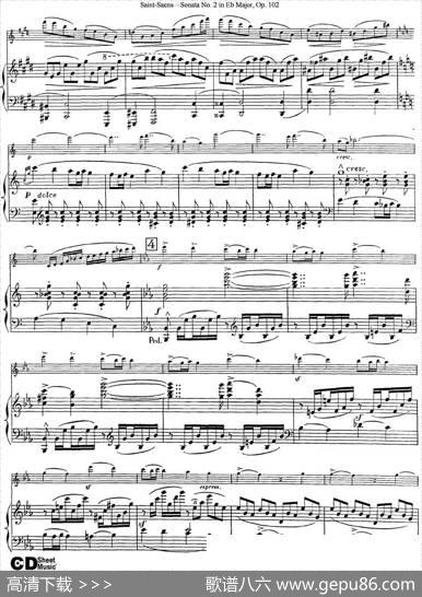 ViolinSonataNo.2inEbMajorOp.102（小提琴+钢琴伴奏）