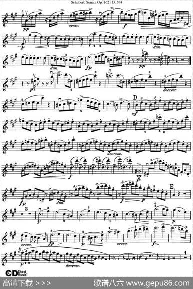ViolinSonatainAmajorOp.162D.574