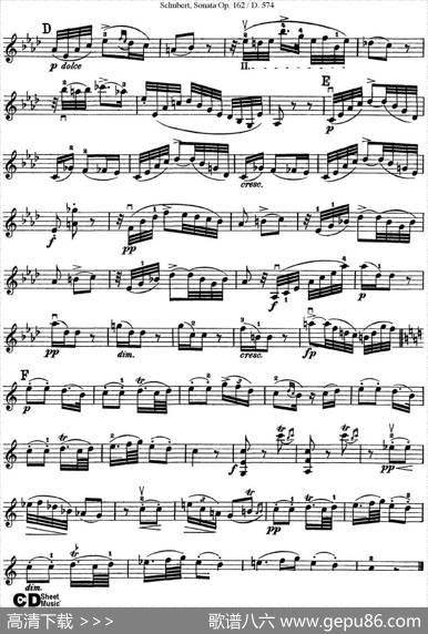 ViolinSonatainAmajorOp.162D.574