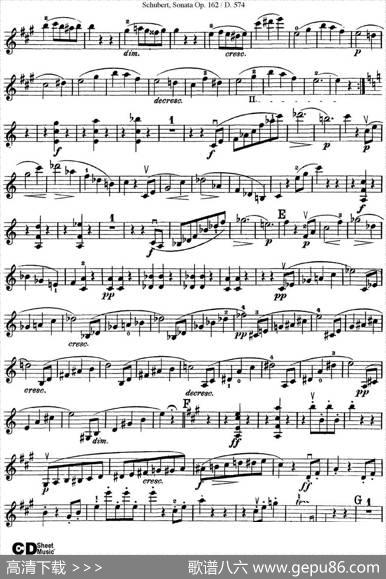 ViolinSonatainAmajorOp.162D.574