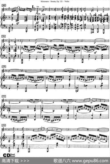ViolinSonataOp.121（小提琴+钢琴伴奏）