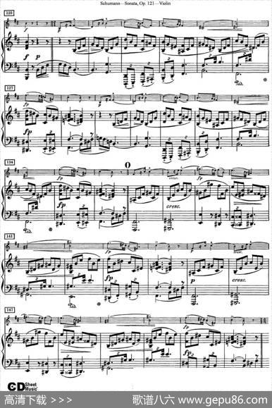 ViolinSonataOp.121（小提琴+钢琴伴奏）