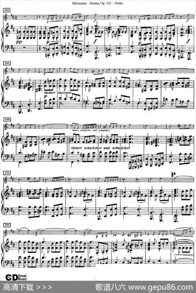 ViolinSonataOp.121（小提琴+钢琴伴奏）