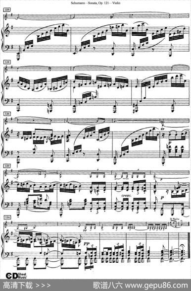 ViolinSonataOp.121（小提琴+钢琴伴奏）