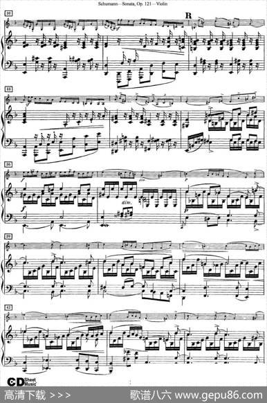 ViolinSonataOp.121（小提琴+钢琴伴奏）