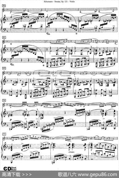 ViolinSonataOp.121（小提琴+钢琴伴奏）