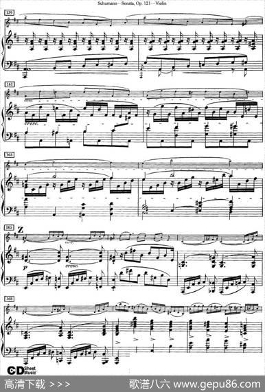 ViolinSonataOp.121（小提琴+钢琴伴奏）
