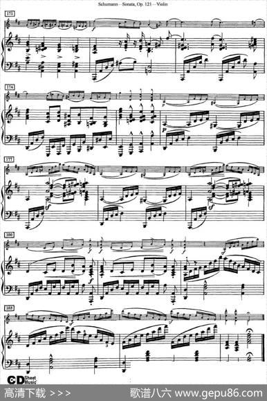 ViolinSonataOp.121（小提琴+钢琴伴奏）