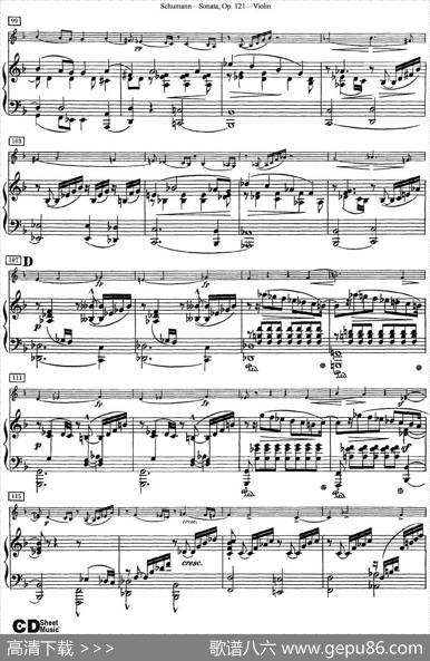 ViolinSonataOp.121（小提琴+钢琴伴奏）