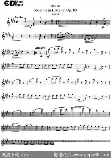 ViolinSonatinainEMajorOp.80