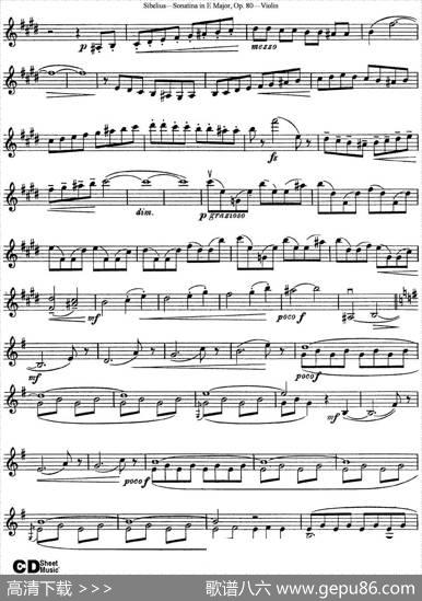 ViolinSonatinainEMajorOp.80