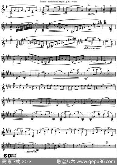 ViolinSonatinainEMajorOp.80