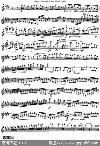 ViolinSonatinainEMajorOp.80