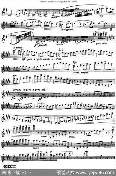 ViolinSonatinainEMajorOp.80