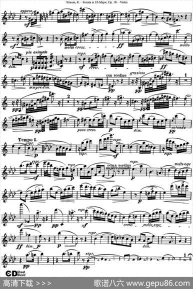 ViolinSonatainEbMajorOp.18