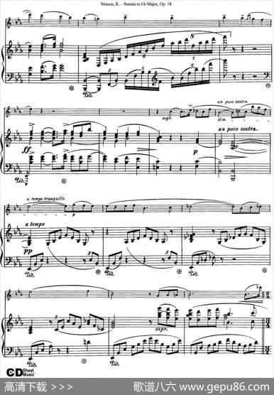 ViolinSonatainEbMajorOp.18（小提琴+钢琴伴奏）