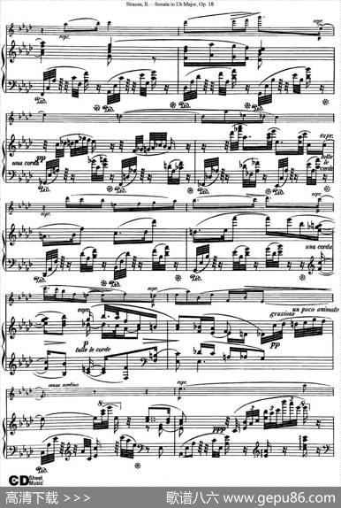 ViolinSonatainEbMajorOp.18（小提琴+钢琴伴奏）