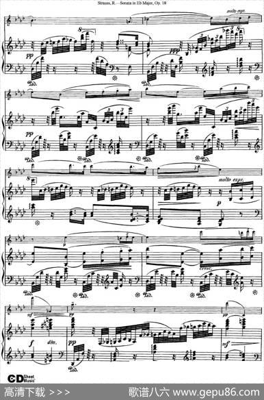 ViolinSonatainEbMajorOp.18（小提琴+钢琴伴奏）
