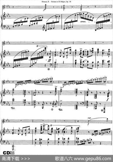 ViolinSonatainEbMajorOp.18（小提琴+钢琴伴奏）