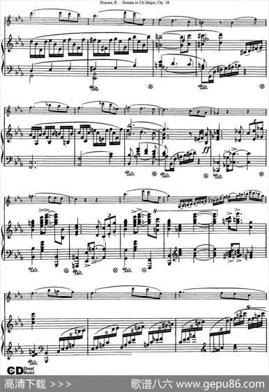 ViolinSonatainEbMajorOp.18（小提琴+钢琴伴奏）